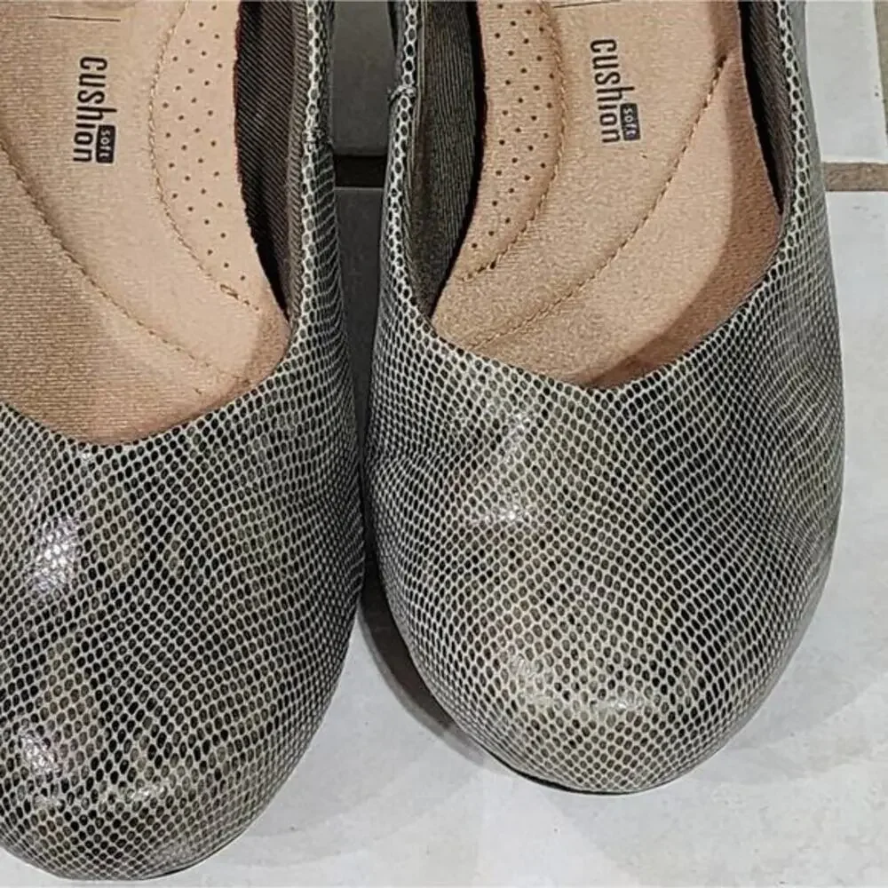 Clarks sophisticated snakeskin